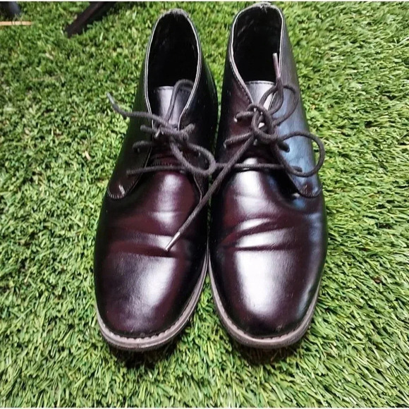 London Fog LFM Broadstreet Mens Memory Foam Black Size 9 - Picture 2 of 12